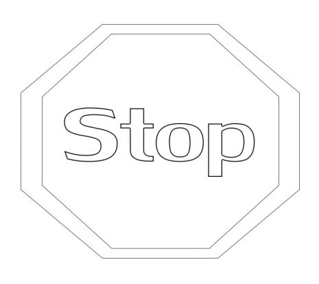 Easy Stop Sign Coloring Pages – Free Coloring Pages for Kids