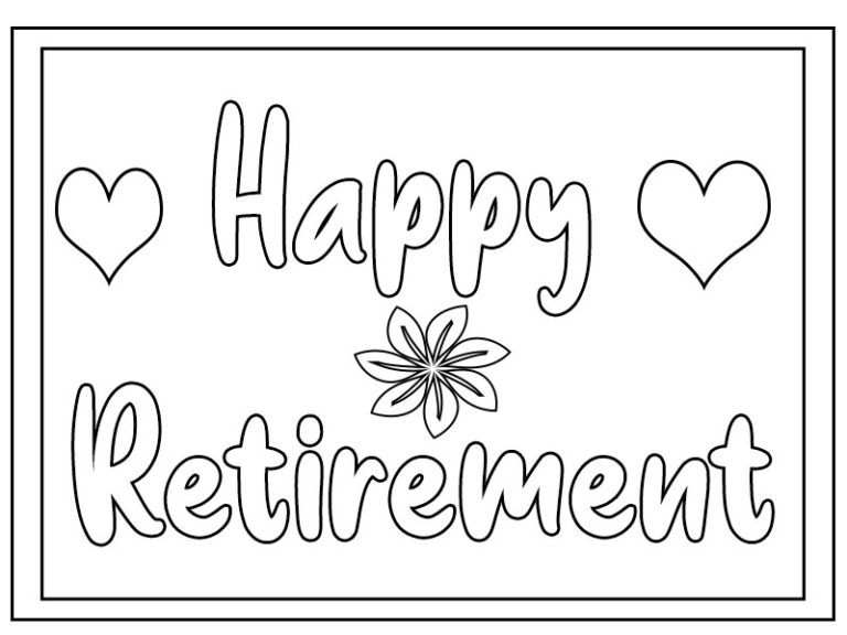 15 Happy Retirement Coloring Pages Free Printable Free Coloring Pages