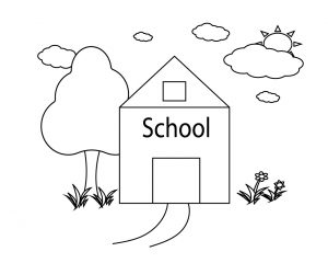 Back To School Supplies Coloring Pages