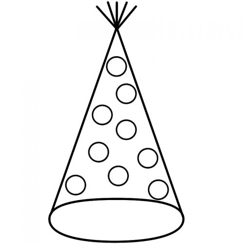 Hat Coloring Page To Print – Free Coloring Pages for Kids