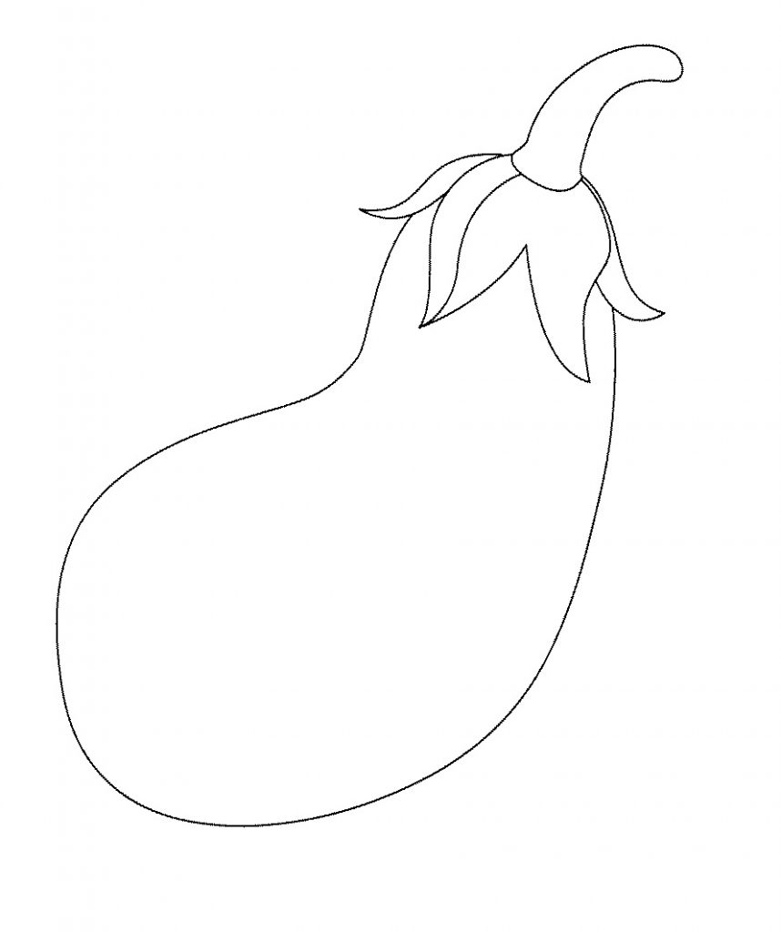 Download Free Eggplant Coloring Pages, free Printable, to Print for ...