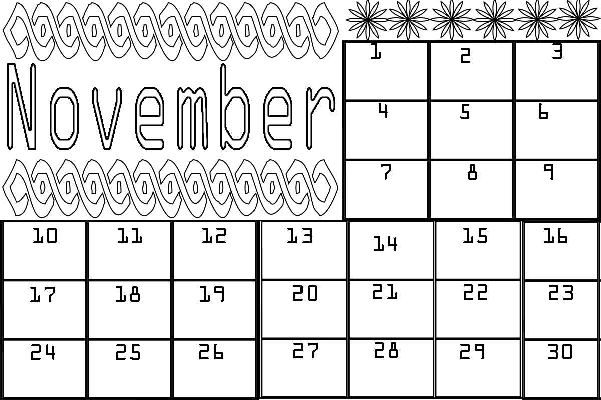 November-Calendar-Coloring-Pages