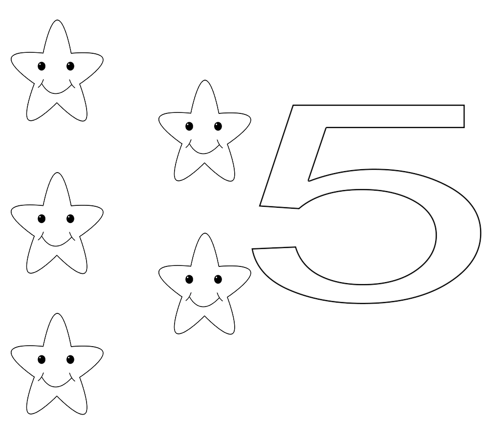 Number 5 Printable Coloring Pages Free Coloring Pages For Kids