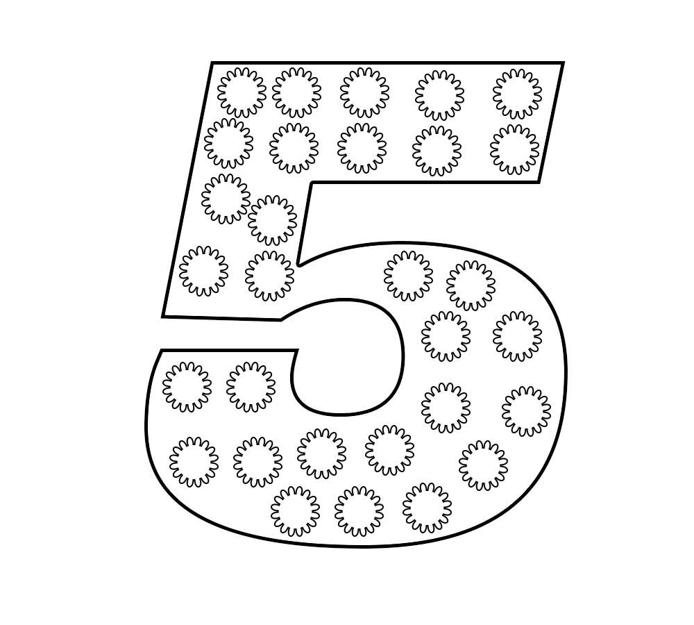 Number 5 Printable Coloring Pages Free Coloring Pages For Kids