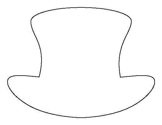 Simple Hat Coloring Pages