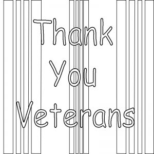 Thank You Veterans Coloring Pages