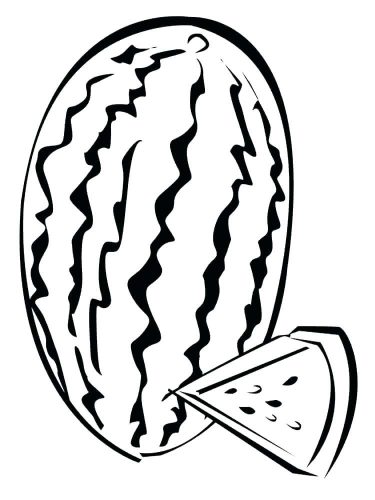 Watermelon Coloring Pages To Print Watermelon Coloring Pages To Print