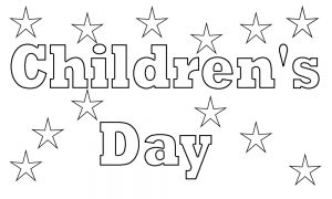 Children's Day Coloring Pages