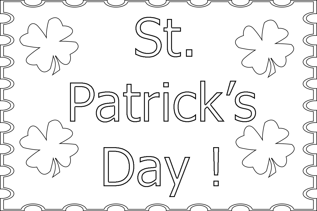 Top 14 St.Patrick’s Day Coloring Pages Free – Free Coloring Pages for Kids