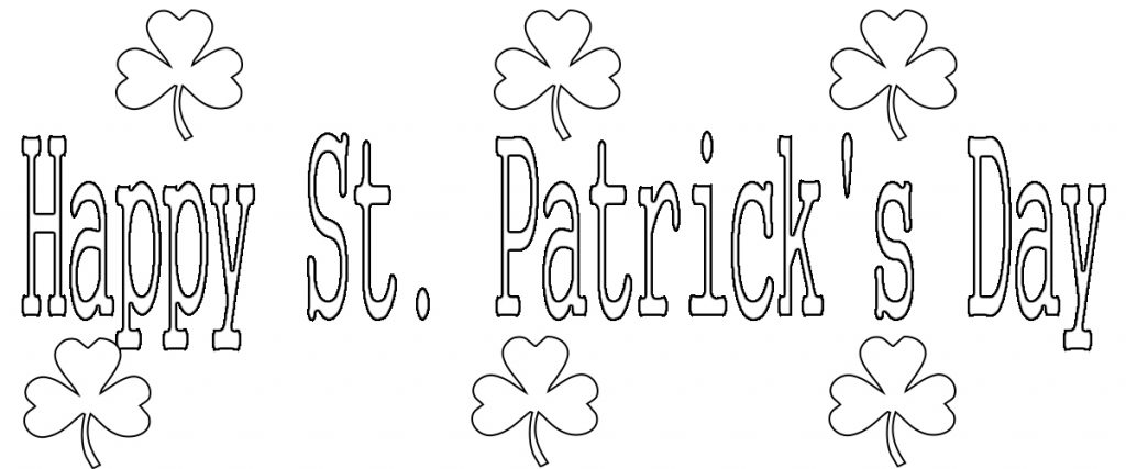 St.Patrick's Day Coloring Pages to Print