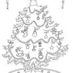 Bible Christmas Tree Coloring Pages