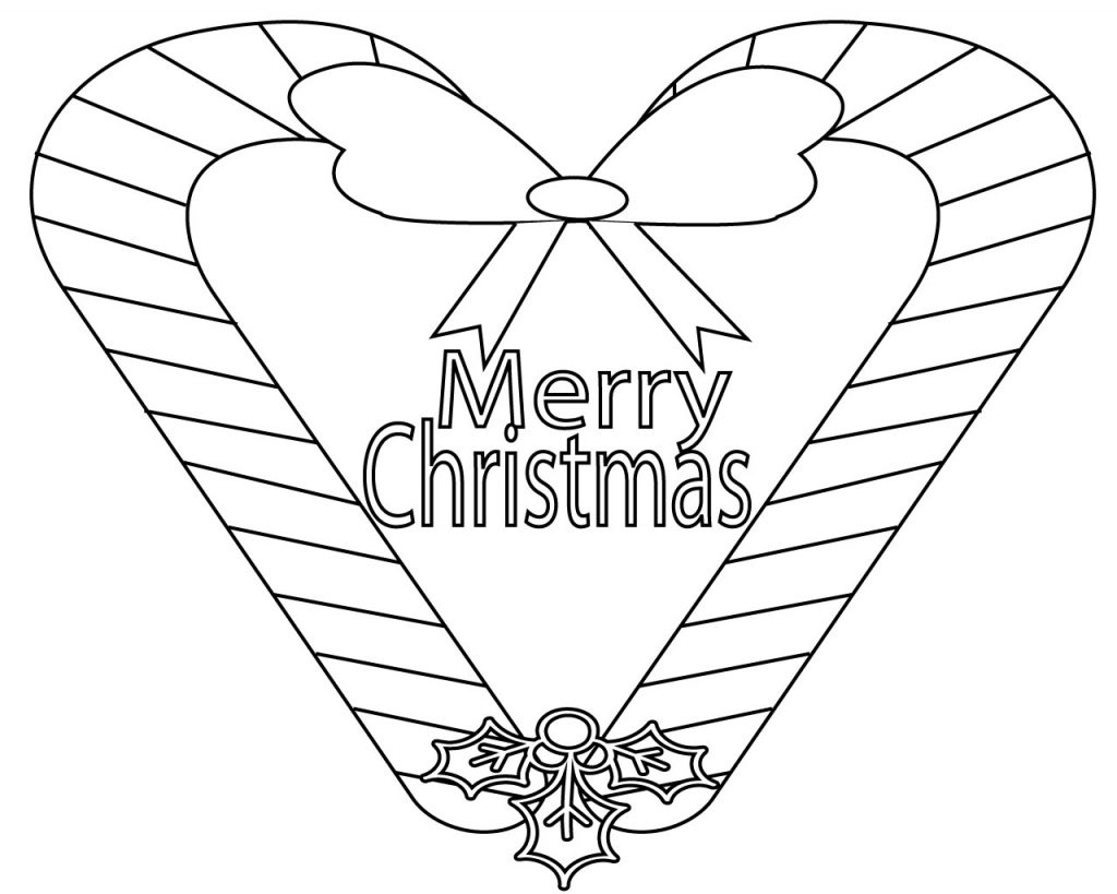 Free Merry Christmas Coloring Pages