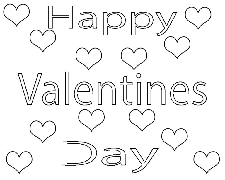 Valentine’s Day Printable Coloring Pages – Free Coloring Pages for Kids