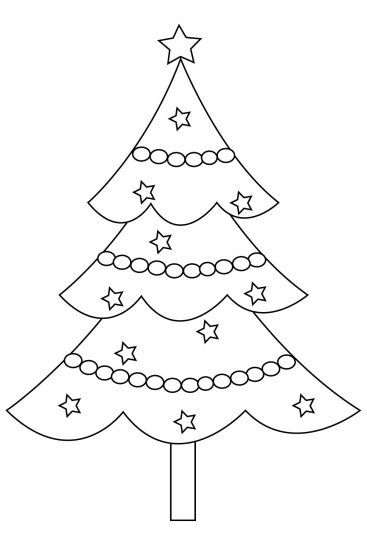 Printable Christmas Tree Coloring Pages – Free Coloring Pages for Kids