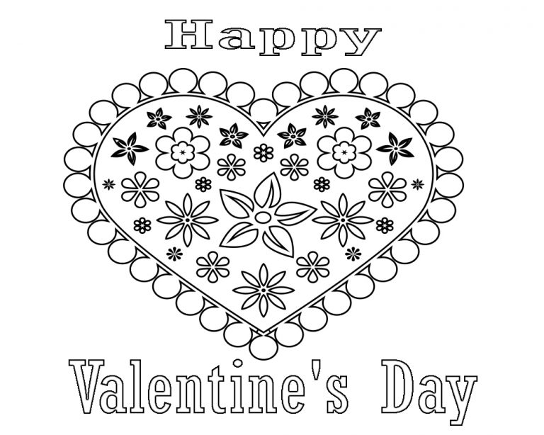 Valentine’s Day Printable Coloring Pages – Free Coloring Pages for Kids