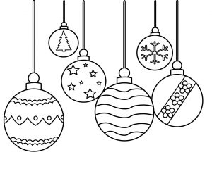 Christmas Ornament Coloring Pages for Adults