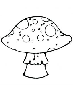 Mushroom Coloring Pages Printable