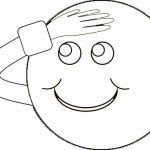 smiley shading Eyes Emoji Coloring pages