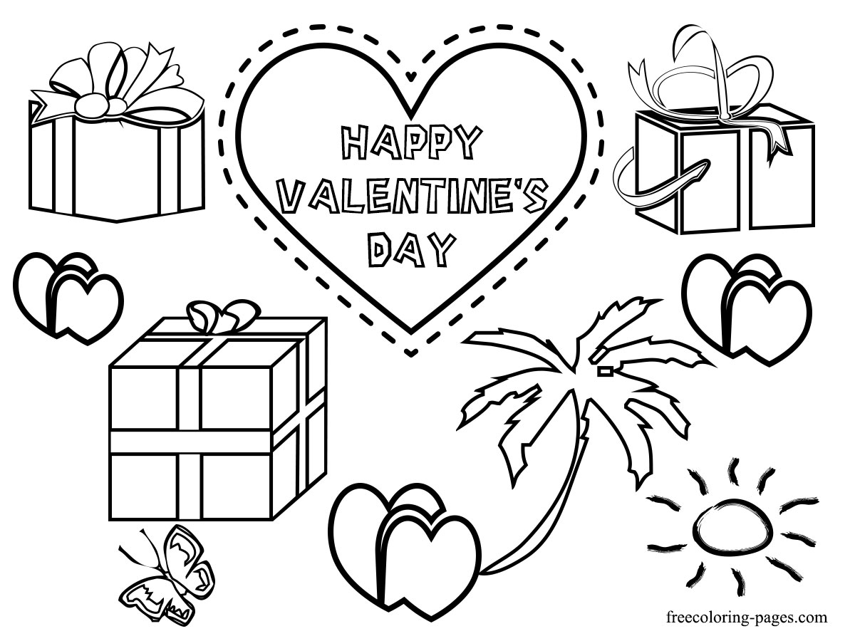 763 Valentine’s Day Cards, Sheets, Coloring Pages – Free Coloring Pages ...