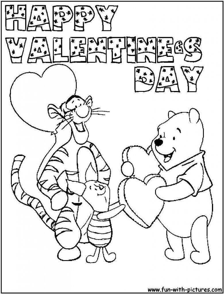 Happy Valentines Coloring Pages Free