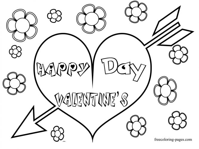 763 Valentine’s Day Cards, Sheets, Coloring Pages – Free Coloring Pages ...