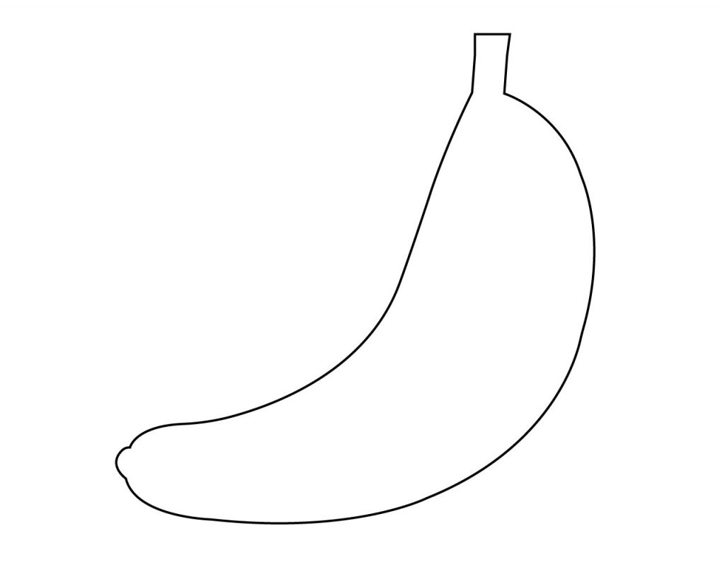 Banana Coloring Pages – Free Coloring Pages for Kids