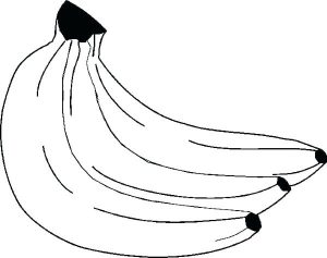 Banana Coloring Pages Printable