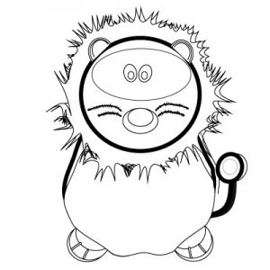 Baby lion coloring pages