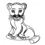 Samba Baby lion coloring pages