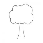 Tree Coloring Pages outline