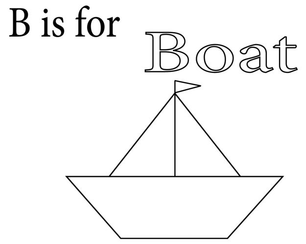 B Is For Boat Coloring Pages – Free Coloring Pages For Kids