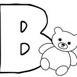 Letter B Coloring Pages for Preschoolers