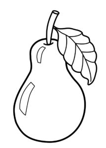 Fruits Coloring Pages For Preschoolers