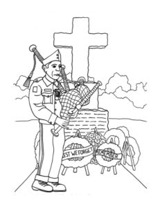 memorial day coloring pages usa