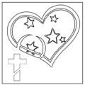 Sacred Heart Coloring Pages Free To Print – Free Coloring Pages for Kids