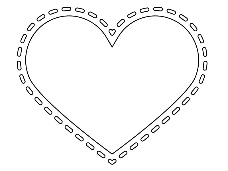 Big Heart Coloring Pages free
