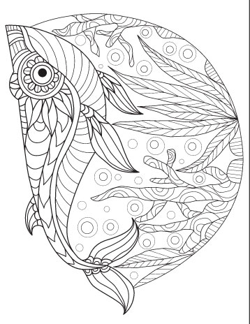 fish coloring pics