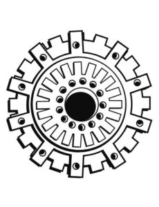 gear wheel printable coloring pages