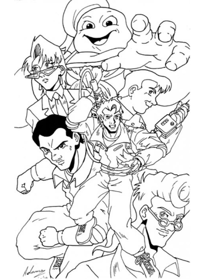 45+ Ghostbusters Coloring Pages – Free Coloring Pages for Kids