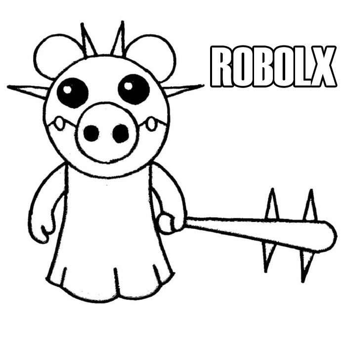 35+ Piggy Roblox Coloring Pages – Free Coloring Pages for Kids