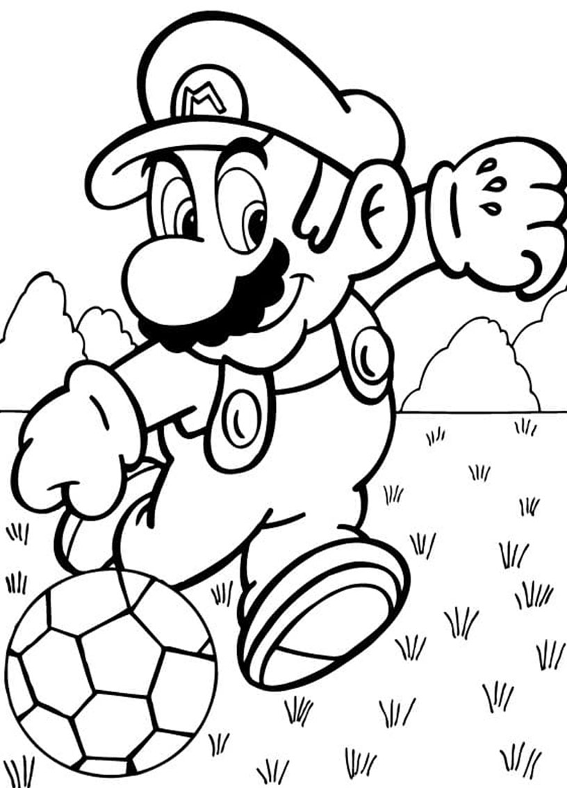 35+ Mario coloring sheets – Free Coloring Pages for Kids