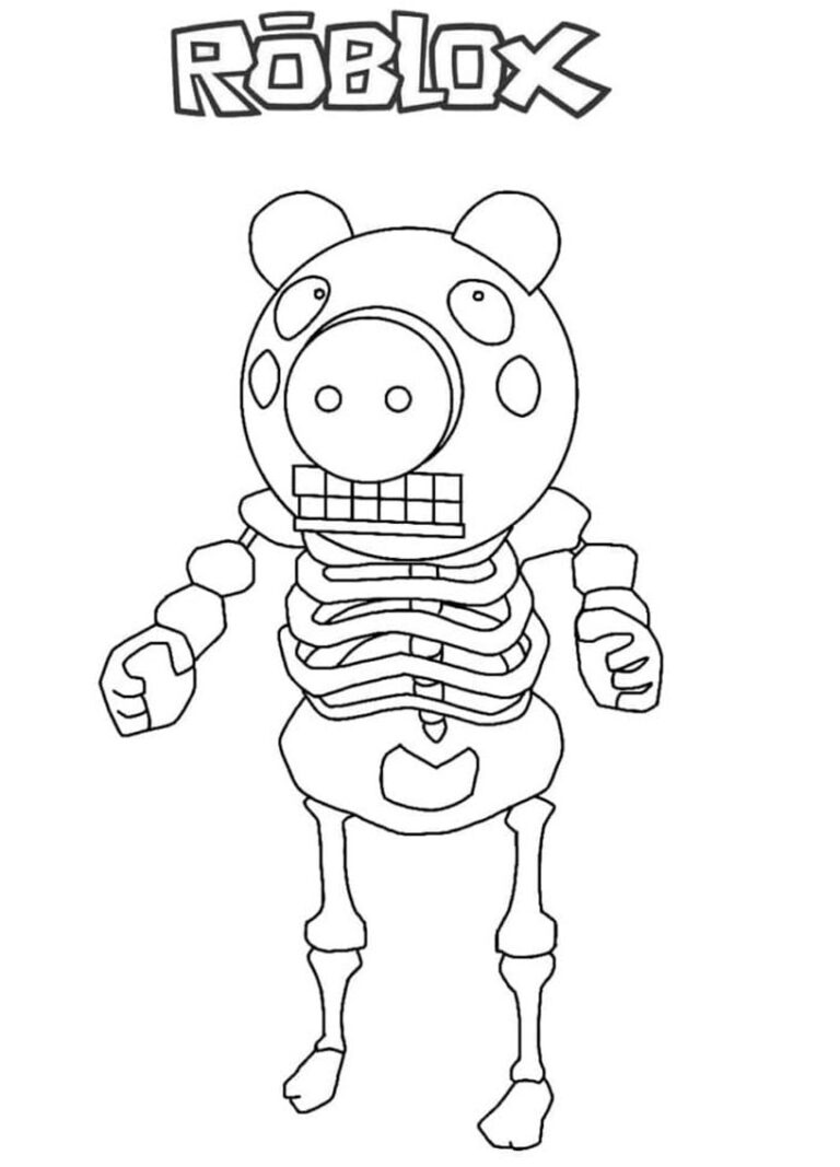 35+ Piggy Roblox Coloring Pages – Free Coloring Pages for Kids