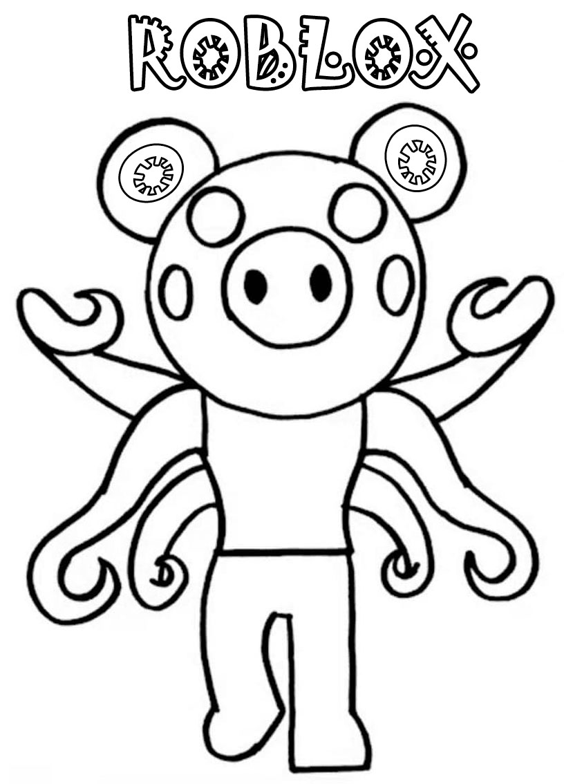 35+ Piggy Roblox Coloring Pages – Free Coloring Pages for Kids