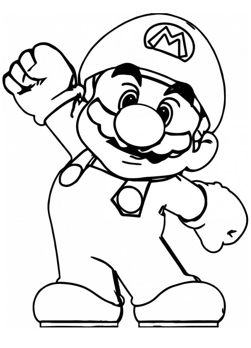 35+ Mario coloring sheets – Free Coloring Pages for Kids