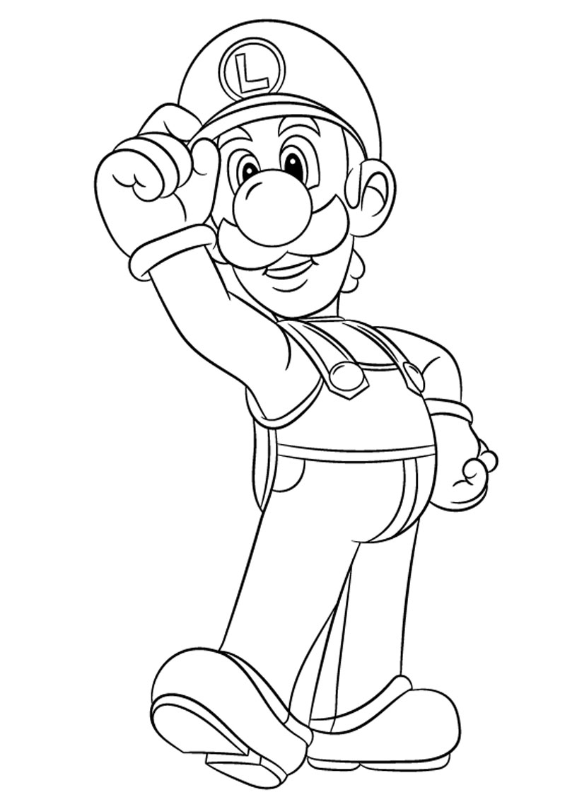 35+ Mario coloring sheets – Free Coloring Pages for Kids